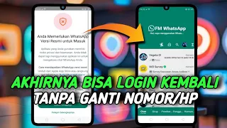 How to Overcome Whatsapp Mod Can't Login |  Here's How