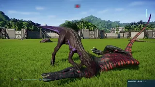 Jurassic World Evolution:  Max stats dinosaur battle royale (Part 1)