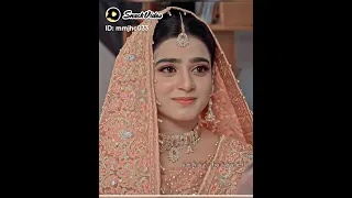 Sehar khan bridal look - Sehar khan bridal dressing status - Sehar khan tiktok video -#trending