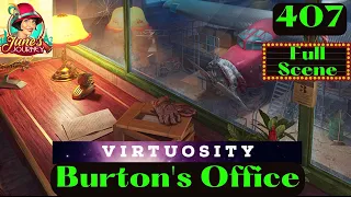 JUNE'S JOURNEY 407 | BURTON'S OFFICE (Hidden Object Game) *Full Mastered Scene*