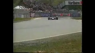 1986 F1 Autralian GP - Riccardo Patrese (Brabham BT55) vs Westland Lynx helicopter