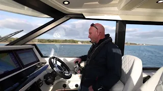 Saxdor 400 GTC ALL NEW exclusive sea trial preview and practical walk through with idealboat.com