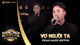 Phan Mạnh Quỳnh tái hiện hit đình đám Vợ Người Ta cực cool