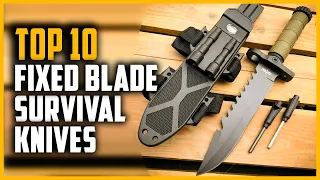 Best Fixed Blade Survival Knives 2024 | Top 10 Fixed Blade Survival Knives On Amazon