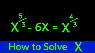 Math Olympiad | A Nice Algebra Equation | How To Solve For x In This Problem