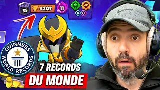 7 RECORD du MONDE ABERRANT sur Brawl Stars 🔥🥇🌏