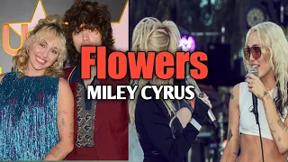 Miley Cyrus-Flowers Lyrics#mileycyrus miley cyrus documentary-Apple Music 'Plastic Hearts'Interview