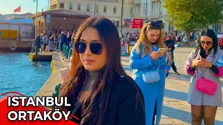 Ortakoy Istanbul 2022 13 November Today Walking Tour|4k UHD 60fps