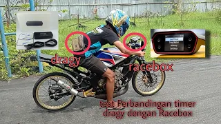 DRAGY || cara setting dragy timer test untuk jarak 201m& test running di sirkuit || DRAGYvs RACEBOX