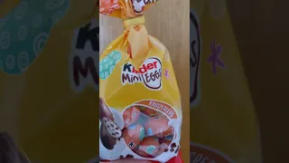 Easter Kinder Mini eggs. #asmr #shorts #easter