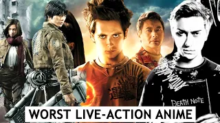 Top 8 Worst Live Action Anime Adaptation of All Time | In Hindi | AnimeVerse
