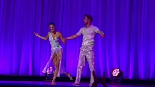 Derek Hough and Hayley Erbert "Dancing with the Stars" 31st Season Celebration Panel | D23 Expo 2022