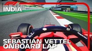 F1 2020 Sebastian Vettel Onboard Lap At The Buddh International Circuit | 2020 Indian Grand Prix