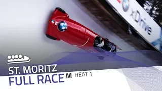 St. Moritz | BMW IBSF World Cup 2018/2019 - 4-Man Bobsleigh Heat 1 | IBSF Official