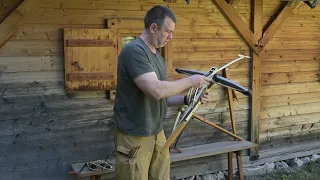 Medieval Crossbow Spanning Devices - The Gaffle and the Wooden Lever