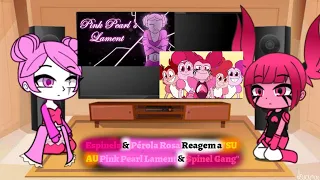 Espinela & Pérola Rosa Reagem a"SU AU Pink Pearl Lament & Spinel Gang"