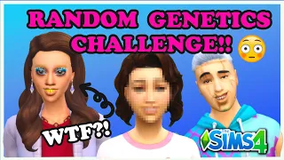 Attempting the RANDOM GENETICS Challenge in The Sims 4 // Can we make a pretty randomized Sim?