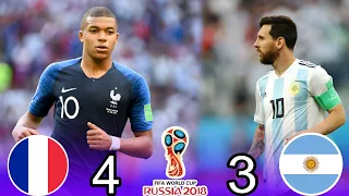 France 4-3 Argentina | World Cup [2018] Extended | Highlights ⚡🔥 Goals English Commentary