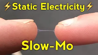 ⚡️ Static Electricity ⚡️ Caught in Slow-Mo