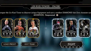 Lin Kuei Tower Match 194 | MK mobile gameplay