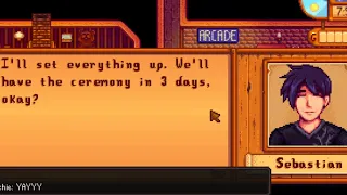 Stardew Valley - Sebastian Proposal & Wedding (Part 1 of 3)