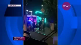 Автобусы обстреляли в центре Караганды (09.10.19)