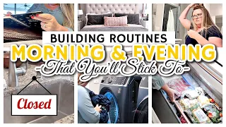 HOW TO CREATE A MORNING & EVENING ROUTINE (YOU'LL STICK TO) // BUILDING ROUTINES // MOM TO MOMS