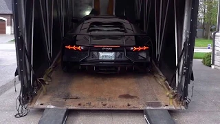 Lamborghini Aventador SV Delivery