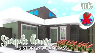 Bloxburg | How to Make a 2 STORY HOUSE NO GAMEPASS | New Updated 2021 | With Window