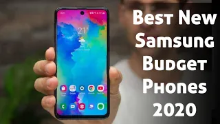 Top 5 New Samsung Budget Phones to buy in 2020