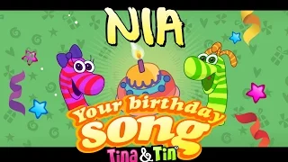 Tina&Tin Happy Birthday NIA 👶🏻 🐎(Personalized Songs For Kids) 💐 🌷 🌹