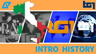RAI TG1 Intro History since 1952