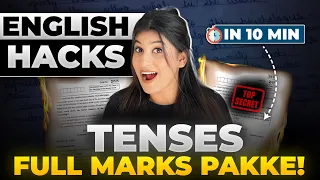 TENSES Short Trick Class 10 English😎 Error/Correction Most Expected Questions🔥One shot Revision✅