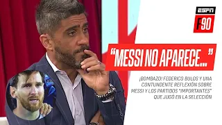 ¿#Messi no aparece en los partidos importantes de la Selección? ¡Contundente reflexión de #Bulos!