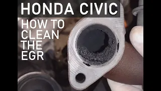 How to clean EGR valve on Honda Civic 2.2 diesel