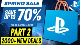 HUGE PSN SPRING SALE PART 2 LIVE NOW! 2000+ Great NEW PS4/PS5 DEALS to Buy (PlayStation Deals 2024)