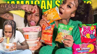 Americans Try Jamaican Snacks For The First Time!