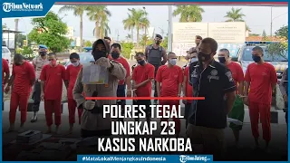 Dalam 4 Bulan Polres Tegal Kota Ungkap 23 Kasus Narkoba