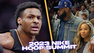 Bronny James Comes Up Clutch In The 2023 Nike Hoop Summit | Full Game Highlights