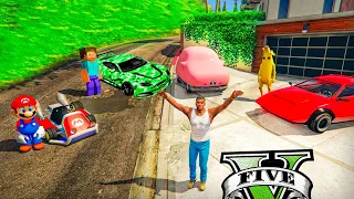 ROBANDO COCHES de VIDEOJUEGOS en GTA 5 (MODS) - ElChurches