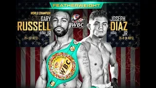 Gary Russell Jr vs Joseph Diaz Jr . Same style , Different Drive .Prediction,and Review