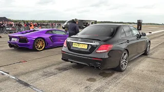 Mercedes-AMG E63S 4Matic+ vs Lamborghini Aventador LP700-4