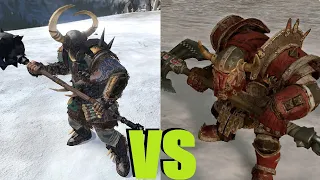 Грабители-воины(тяжелое оружие) vs Черные орки: Total War Warhammer 3. тесты юнитов v 2.4.0