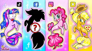 MY LITTLE PONY Funny Stories: Twilight Pony Mermaid Party Social Media & Magic Dance | Annie Korea