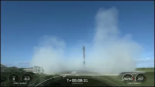 Falcon9 stage 1 "land landing" (transporter 3 mission )