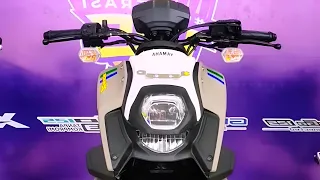 2024 Yamaha Latest Gen Adventure Scooter Has Been Launched – XRIDE 125 Sand Gray Walkaround