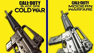 Fast Gun Comparison -Black Ops Cold War vs Modern Warfare 2019