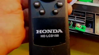 Телевизор HONDA HD LCD150 - игрушка. РЕМОНТ ЖК ТВ. Не включается.