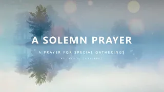 OPENING PRAYER (for Trainings, Seminars, Conferences, etc.)