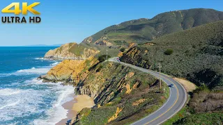 Pacific Coast Highway California Route 1 Scenic Drive Los Angeles & Point Mugu 4K